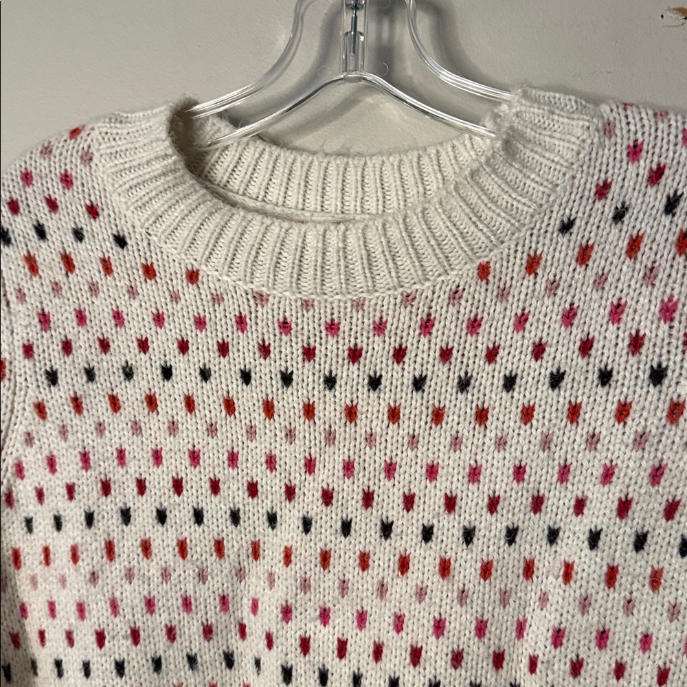Marine Layer Pink Alma Puff Sleeve Sweater - Picture 8 of 12